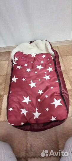 Зимний конверт в коляску