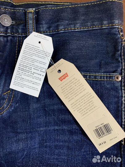 Джинсы levis 511 оригинальные W26 L32