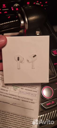Беспроводные наушники apple airpods pro