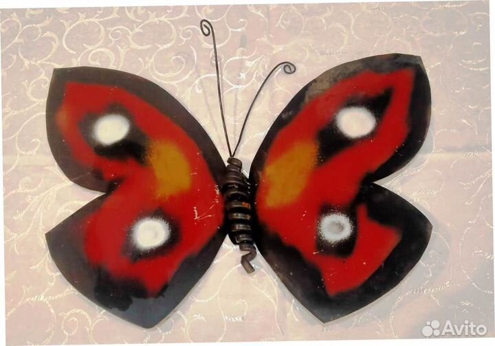 Бабочки для декора из металла