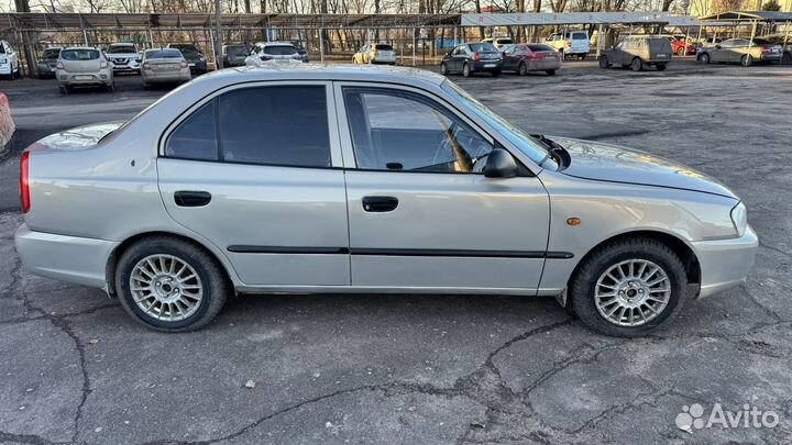 Hyundai Accent 1.5 МТ, 2008, 222 327 км