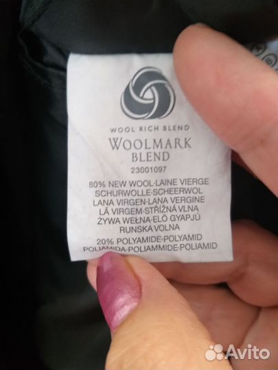 Пальто кашемировое женское 56-58