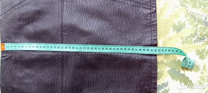 Кожаная юбка натуральная 44 46