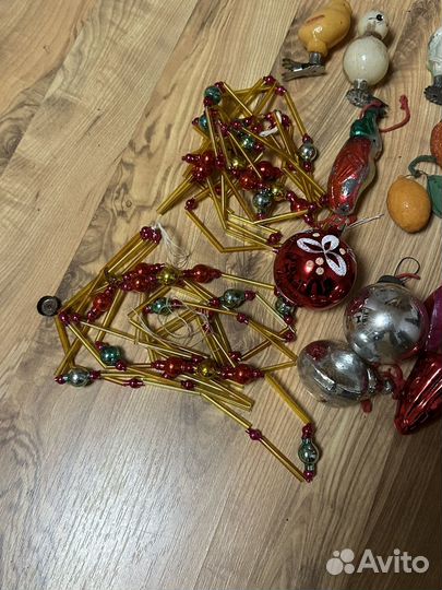 Елочные игрушки СССР одним лотом
