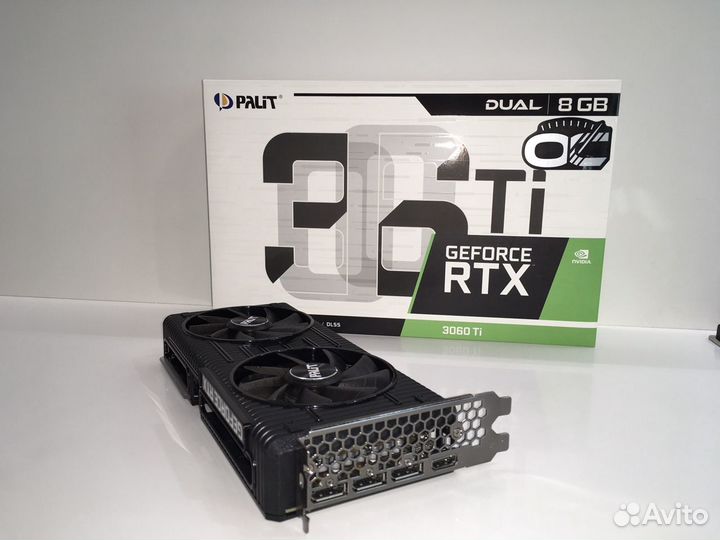 Видеокарта RTX 3060 TI palit dual 8GB