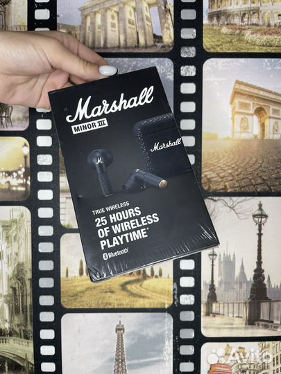 Беспроводные наушники marshall minor 3
