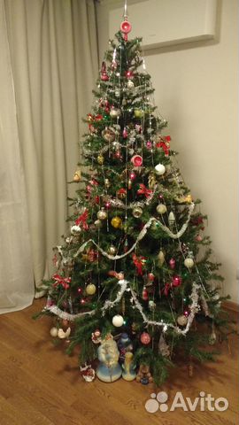 Ель искусственная peneri Аляска 2,1 м б/у