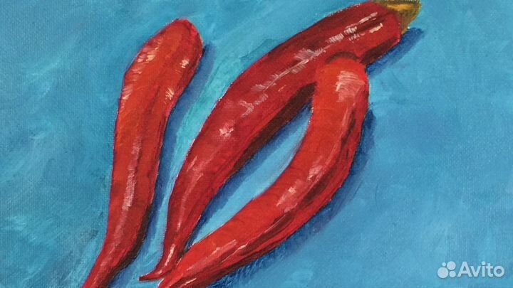 Картина маслом в раме 