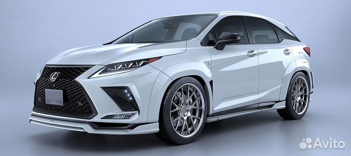 Тюнинг lexus RX c накладками с дхо