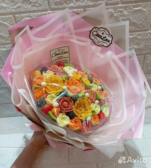 Шоколадные букеты цветов 