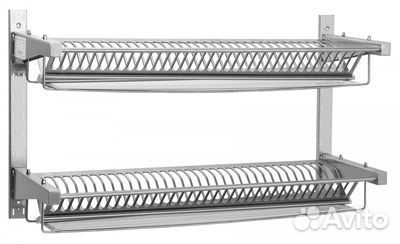 Полка для сушки тарелок пст-2 (1000х300) арт. 210