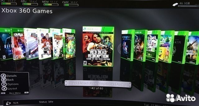 Xbox 360 с играми в комплекте + гарантия 1 год