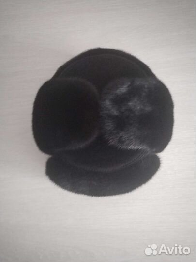 Норковая шапка мужская 59 размер