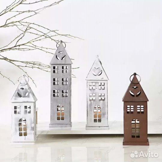 Новогодний декор/Подсвечник металлический