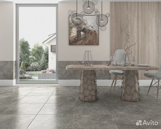 Керамогранит SG645620R Zircon серый обрезной 60х60