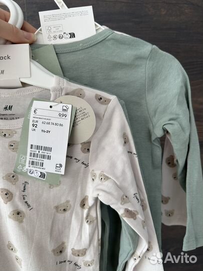 Боди hm новые 92