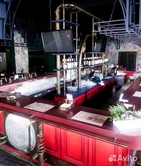 Барная стойка для приемной из искусственного камня