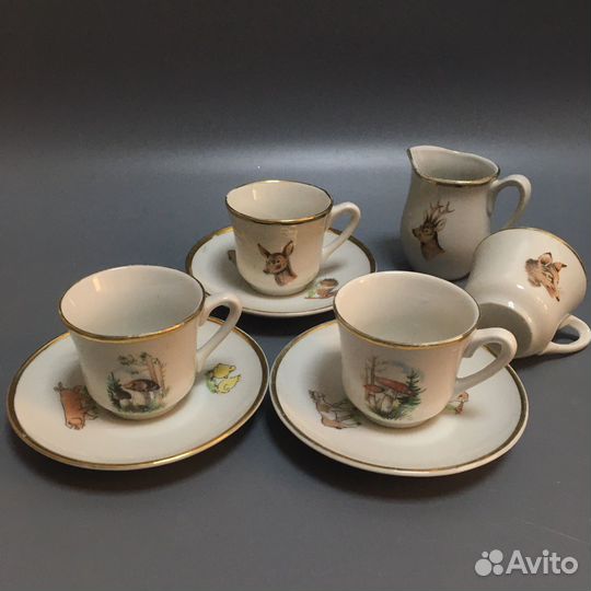 Кукольная фарфоровая посуда