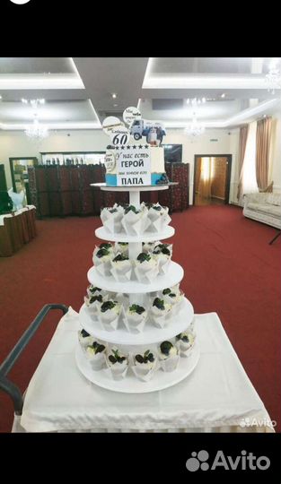 Подставка для торта капкейков 3-х, 4-х, 5-ти яруса