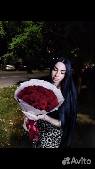 31 роза букет цветы