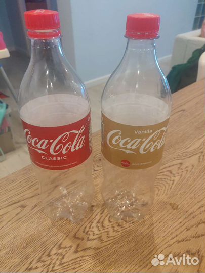 Vanilla, original coka-cola бутылки