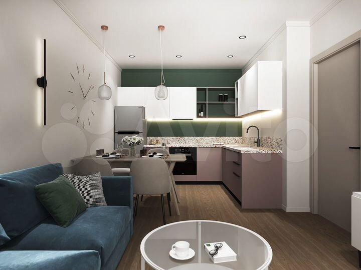 1-к. квартира, 41,6 м², 2/4 эт.