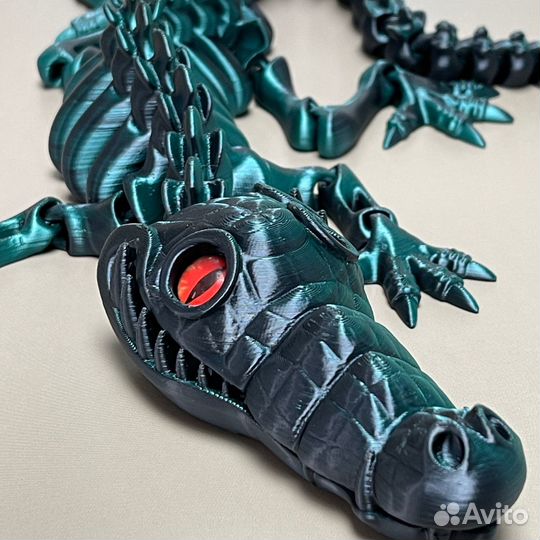 Шарнирная игрушка Скелет Крокодила