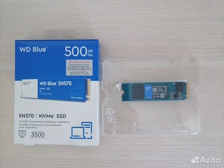 SSD WD Blue SN570 500 Гб