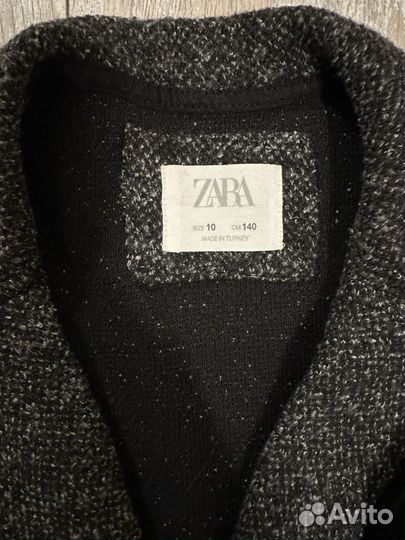 Пиджак zara на мальчика на рост 140см