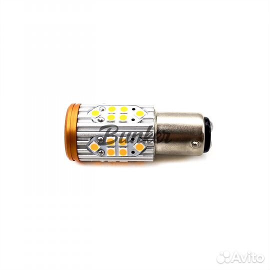 LED лампа TaKiMi Special Amber P21/5W canbus 12V