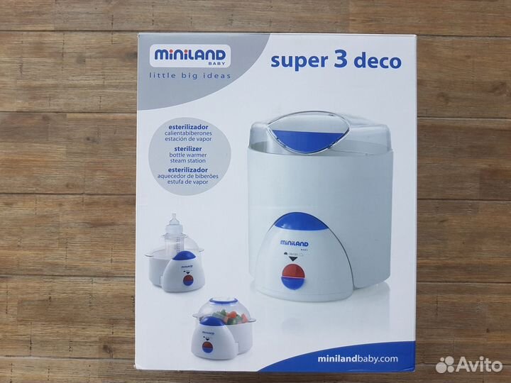 Подогреватель-пароварка-стерилизатор Miniland