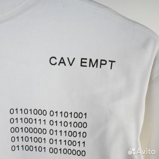 Лонгслив белый cavempt