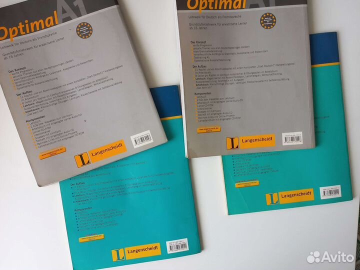 Учебник и тетрадь по немецкому Optimal