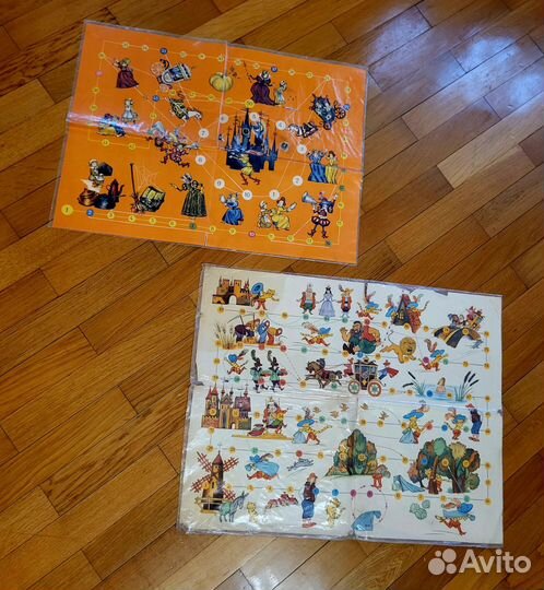 Настольные игры СССР золушка и кот в сапогах