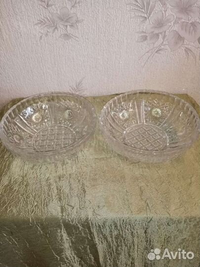 Салатник хрустальный