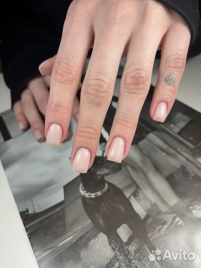 Маникюр коррекция ногтей