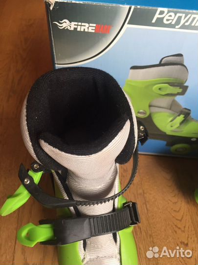 Роликовые коньки детские раздвижные размер 31-34