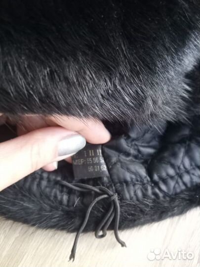 Шапка норковая женская