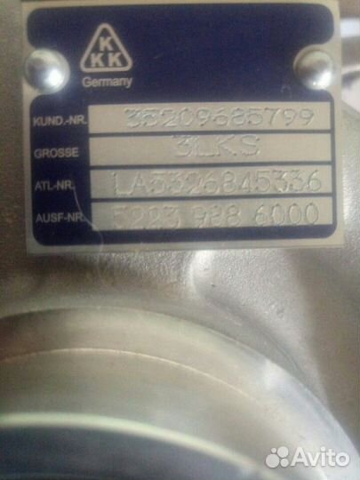 Турбокомпрессор mersedes