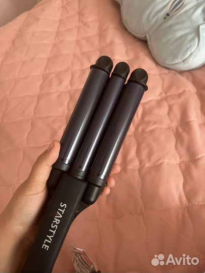 Плойка тройная для волос