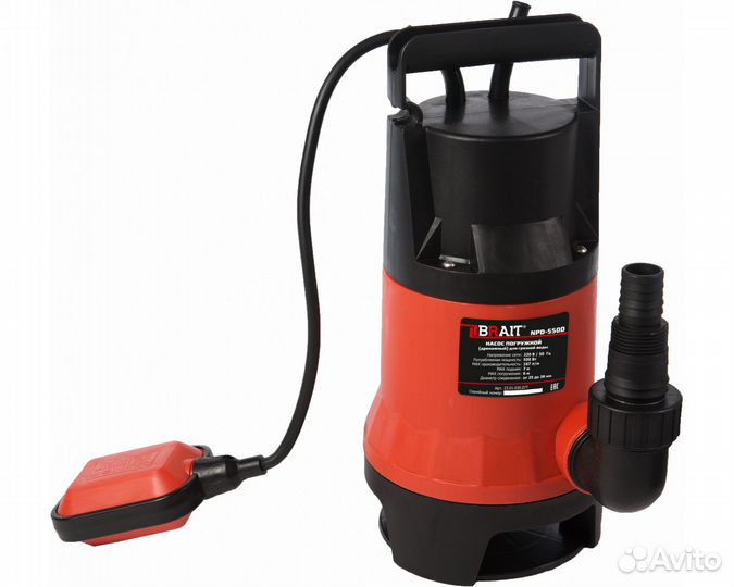 Насос дренажный погружной NPD- 550D