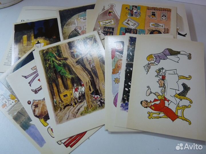 Андерсен Ганс-Христиан Набор открыток 1982 г