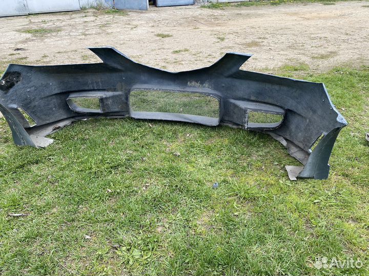 Бампер передний от обвеса mazda 3 bk