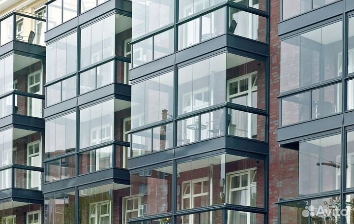 Безрамное остекление