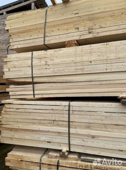 Доска обрезная 25х100