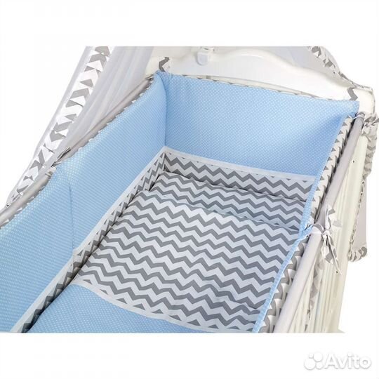 Набор в кроватку Polini kids 7предметов