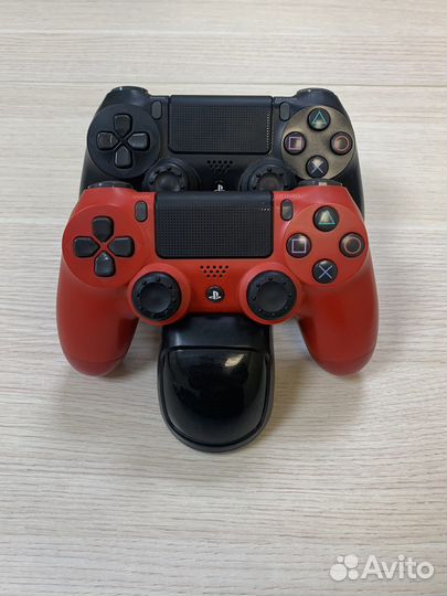 Sony Playstation 4 slim + 2 геймпада + зарядка