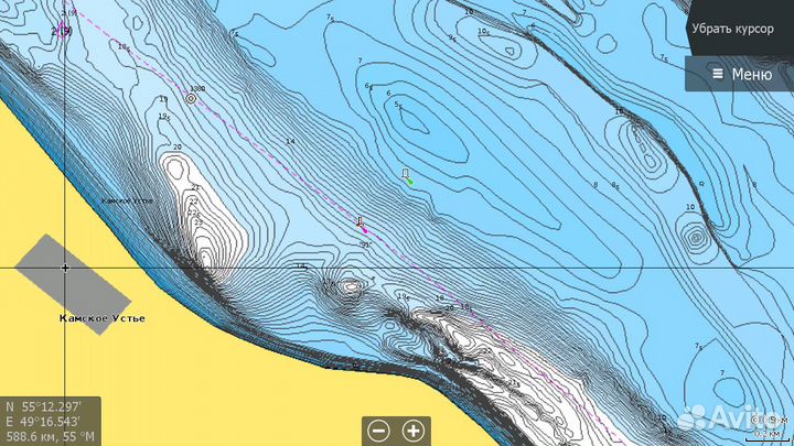 Карта глубин Navionics EU652L 52XG Gold