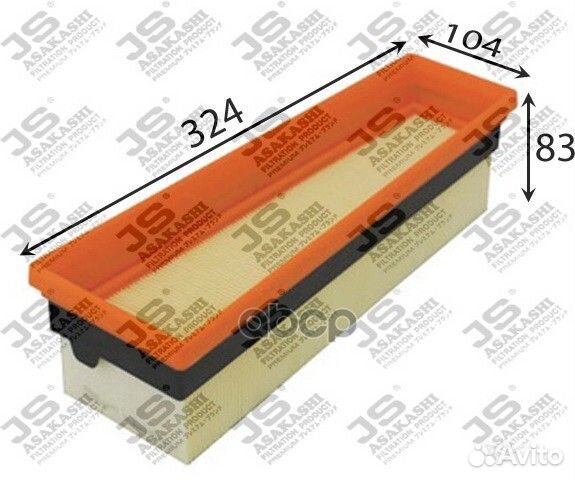 Фильтр воздушный A32006L JS Asakashi