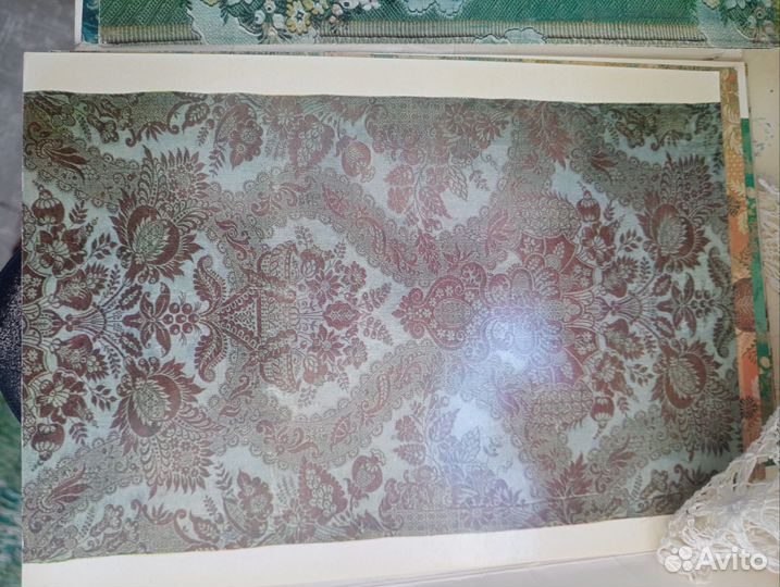 Набор открыток Французские шелковые ткани 18в